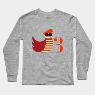 3 French Hens Long Sleeve T-Shirt